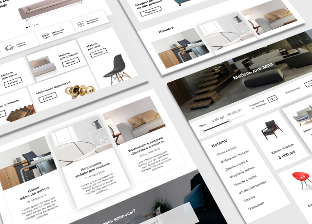 Сайт мебельной компании