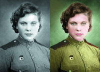 Раскрашивание фотографии