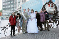 Свадьба, зима 2013, прогулка.