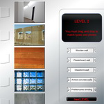 Мини-игра "Угадай названия типов стен"