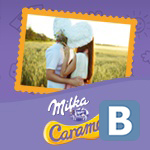 Конструктор слайд-ролика Milka Movie Maker (промо-приложение для