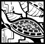 черепахи. графика