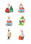 разработка сувенирной продукции для Mr.Christmas, брелоки зайцы