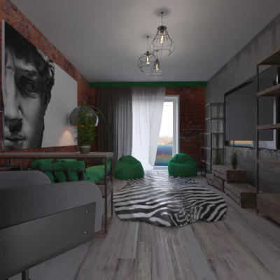 Дизайн-проект гостиной комнаты