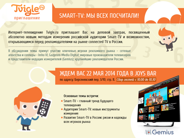 рассылка для TVIGLE