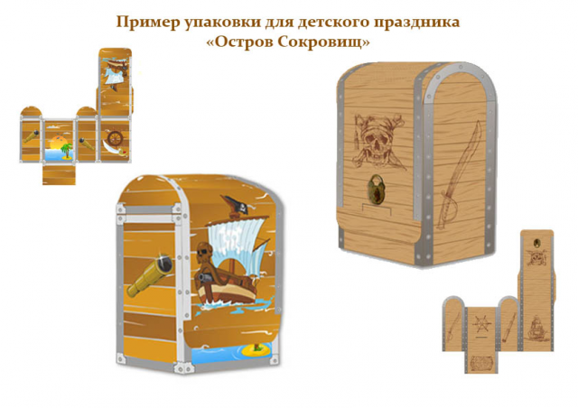 Упаковка для детского подарка