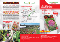 Рекламная листовка луковичных серии "Хохлома"