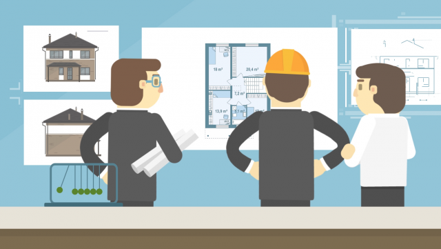 Презентационный ролик для сайта компании "Building Motion" - про