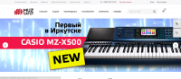 Магазин музыкальных инструментов и оборудования