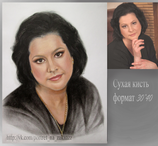 Масло сухая кисть