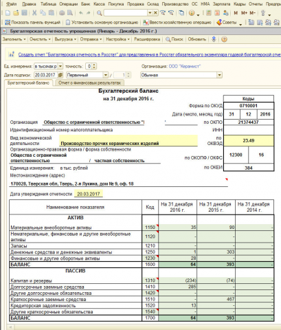 Ведение учета, сдача отчетности