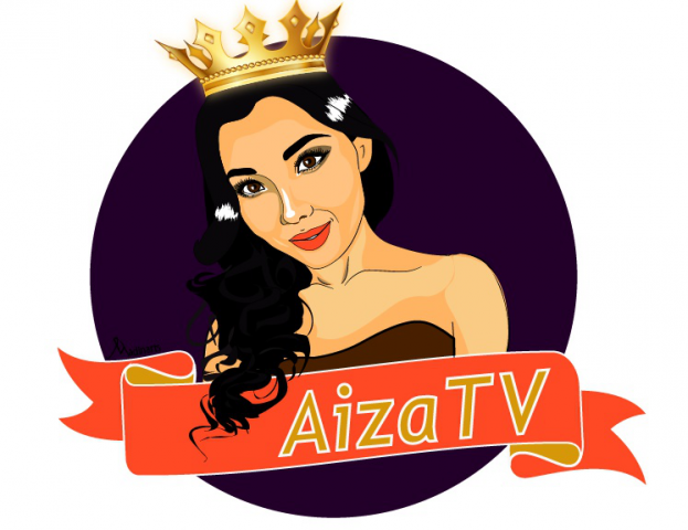 Арт-логотип для YouTube канала AizaTV