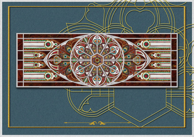 Витраж в стиле TIFFANY