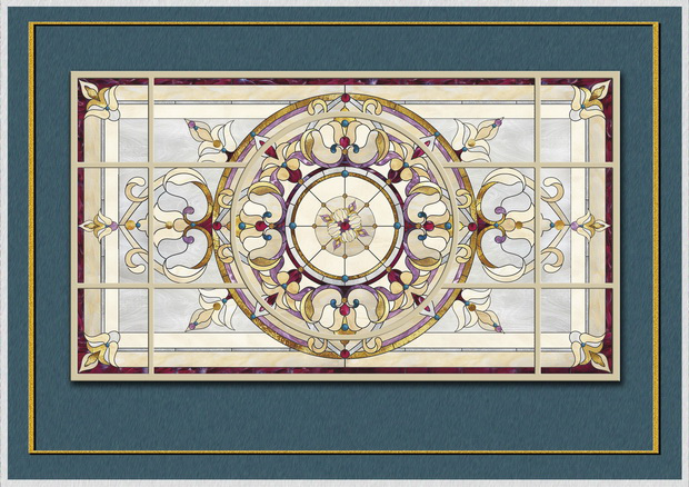 Витраж в стиле TIFFANY