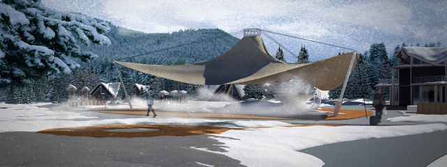 Эскизный проект горячих источников