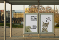 Социальные плакаты в защиту животных