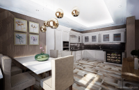 Кухня гостиная