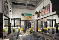 Парикмахерская лофт