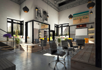 Парикмахерская лофт