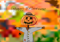 Праздничная карточка Mr.Halloween