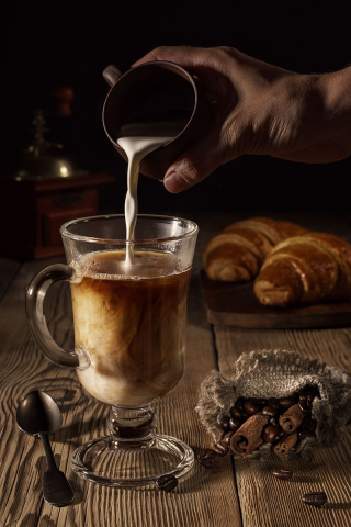 Coffee with milk