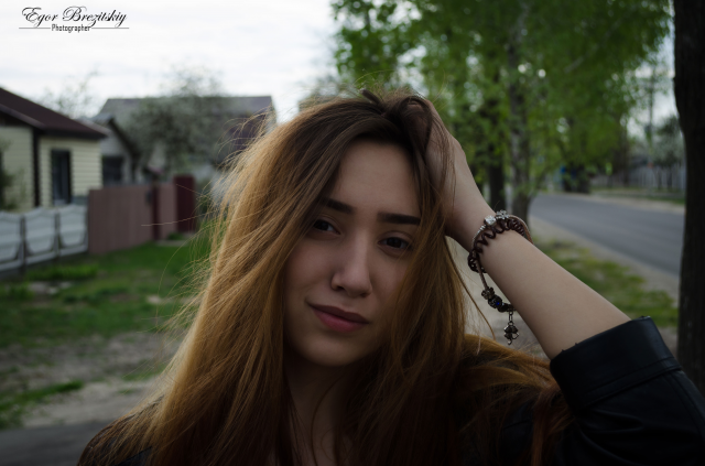 Портретная фотография на улице