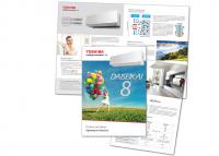 Лифлет А4 для кондиционера  Toshiba
