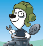 герой для игры "World of Tanks" (вектор)