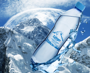 Дизайн этикетки минеральной води "Eptinger"