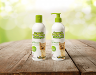 Этикетка органического средства для митья собак