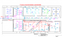 схема подключения освещения