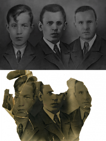 реставрация старой фотографии