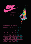 Календарь для компании "Nike" (к курсовой работе)