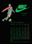 Календарь для компании "Nike" (к курсовой работе)