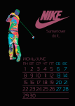Календарь для компании "Nike" (к курсовой работе)