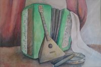 400 рублей А3 натюрморт