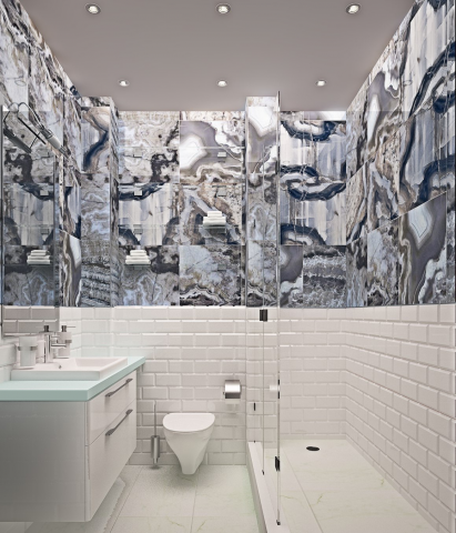 Дизайн и визуализация маленькой ванной комнаты