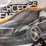 Принт на футболку MB E-class