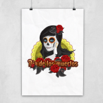 Иллюстрация Dia de los muertos
