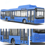 3-х мерная модель городского автобуса