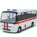 3-х мерная модель автобуса
