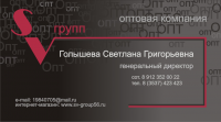 SV визитка
