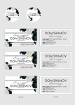 DOM SHUMOV визитка сертифиткат дисконт