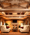 Жилой дебаркадер в стиле "Шале", Московская обл.