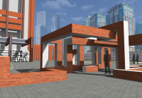 Арт пространство перед Дарвиновским музеем