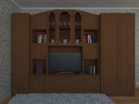 Стенка в зал (Орех)