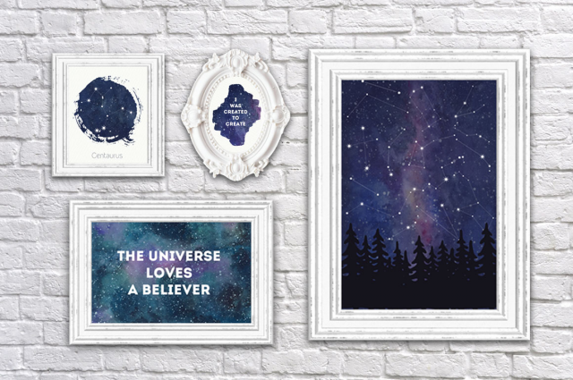 Cosmic watercolor