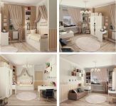 Детская комната для девочки 12 лет