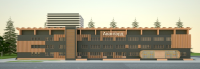 Реконструкция фасада ДК Авангард, г. Томск