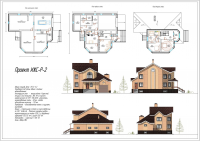 Готовый проект коттеджа